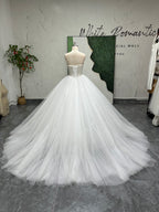 A-line Hand-Beaded Wedding Dress