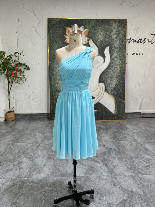 Chic One Shoulder  Bridesmaid Dress