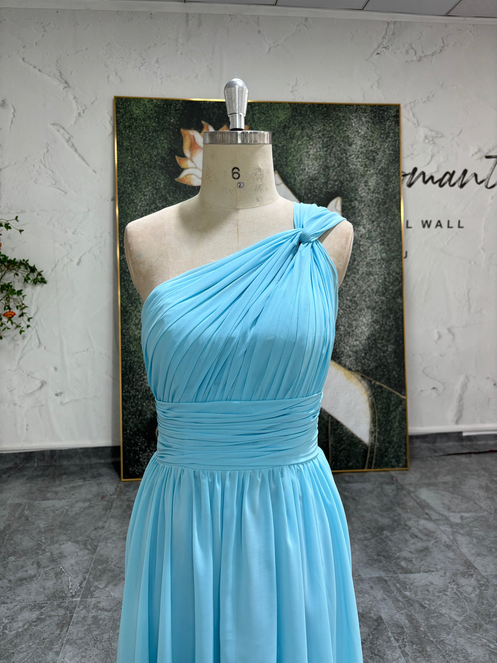 Chic One Shoulder Short Bridesmaid Dress