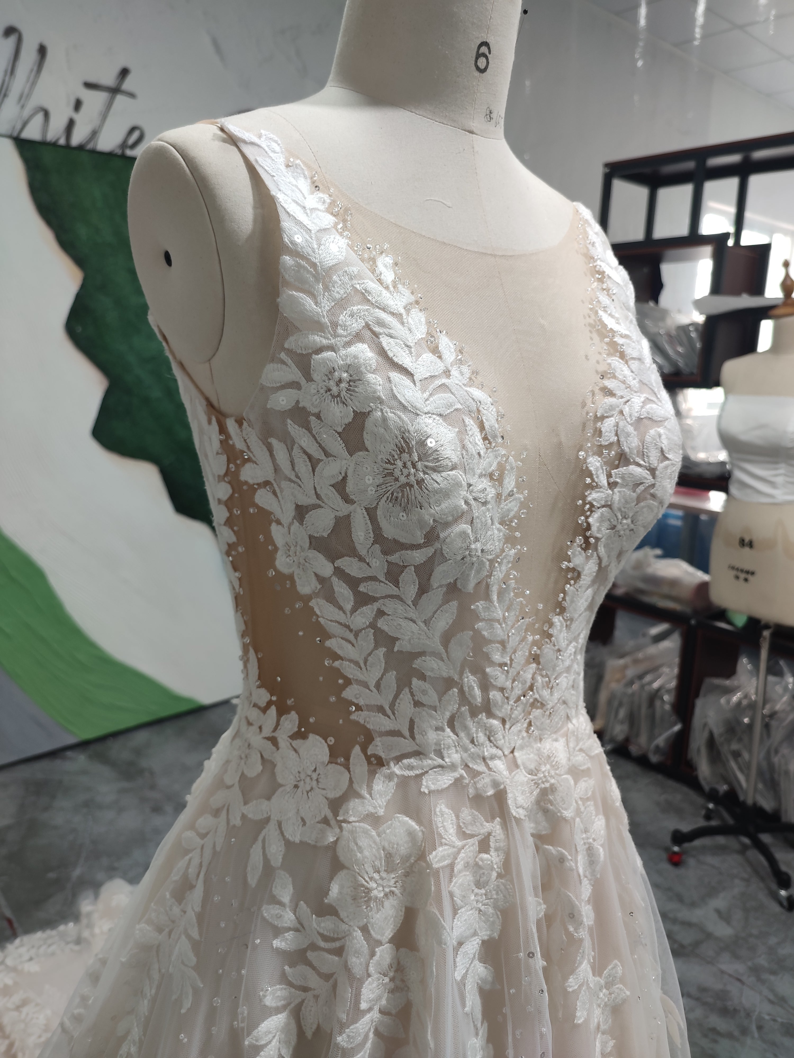Colorful Summer Wedding Dress