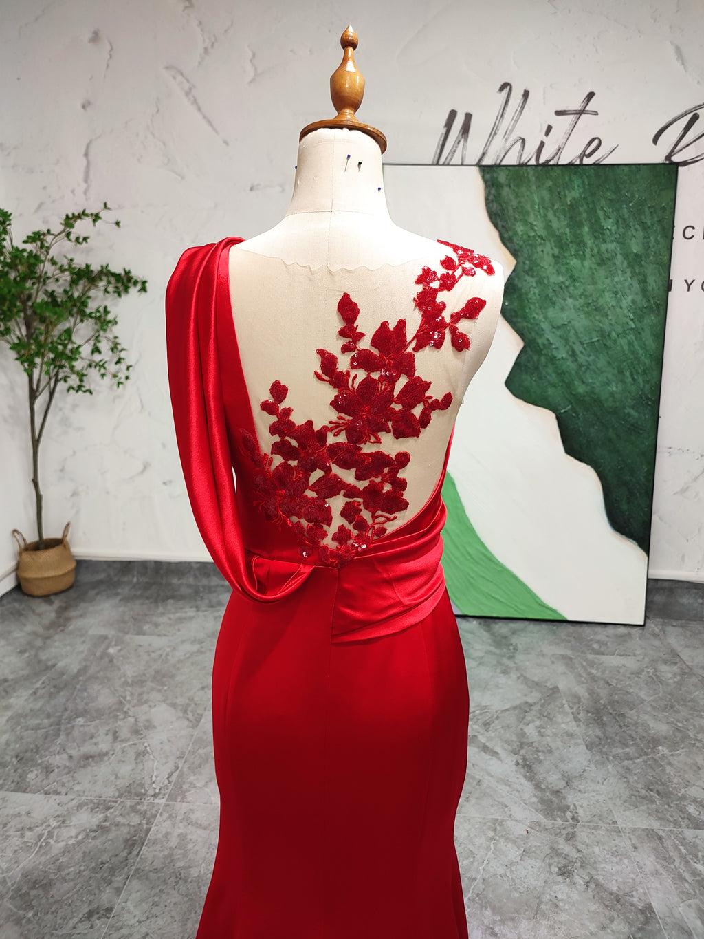flower wedding dress