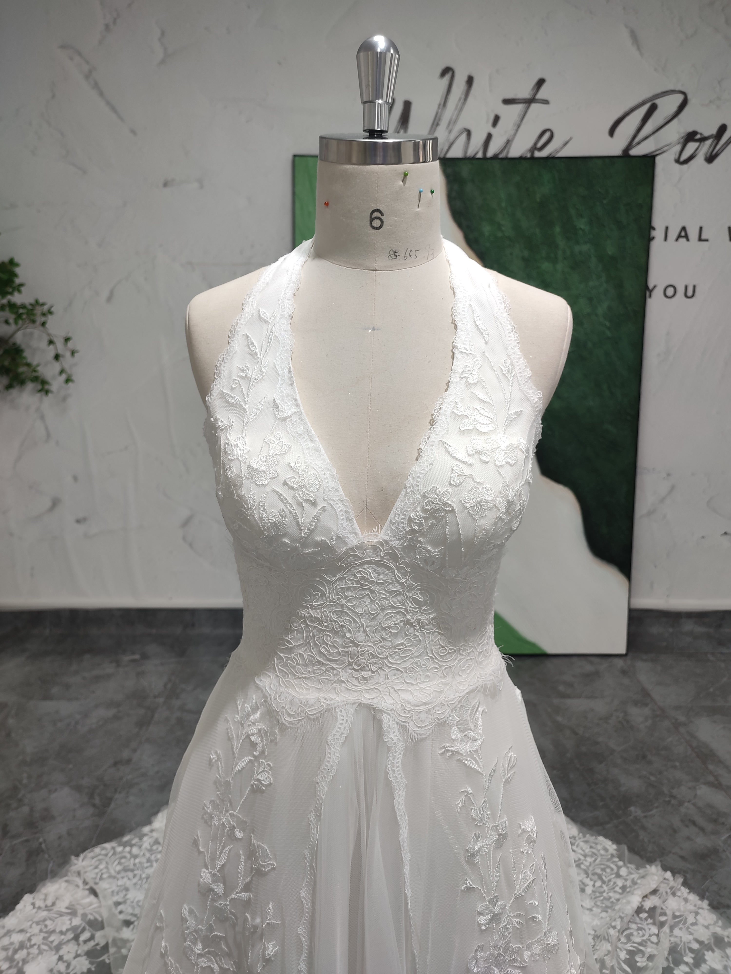 Halter Neckline Wedding Dress