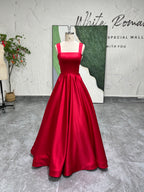 Red Vintage 90S Prom Dress