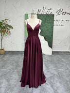 Spaghetti Straps Vintage Prom Dress