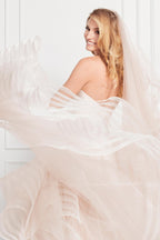 Strapless Tulle Wedding Dress
