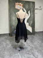 Vintage Short Sparkle Black And Green Homecoming Dress