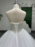 hand-beaded high-quality wedding dress