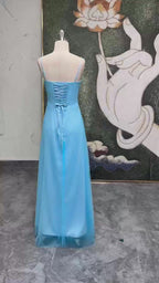 Spaghetti Straps Vintage Prom Dress