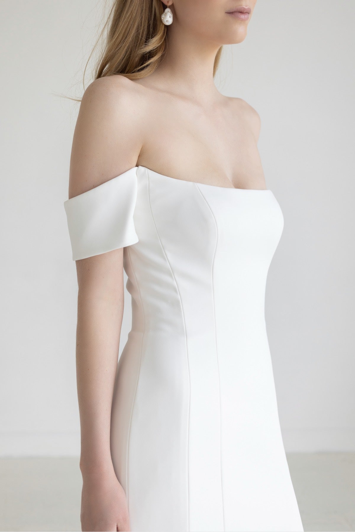 strapless wedding dress